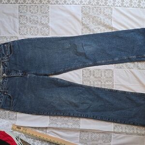 Harley Davidson Classic Blue Denim Jeans Womens Size 16 Bootcut